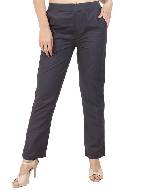 pocket detail flat front trouser - 15775304 - Standard Image - 1