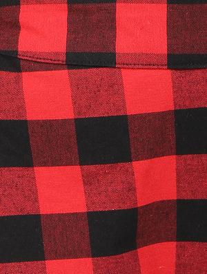 flat front checkered trouser - 15775306 - Standard Image - 4