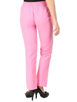 button detail flat front trouser - 15775307 - Standard Image - 3