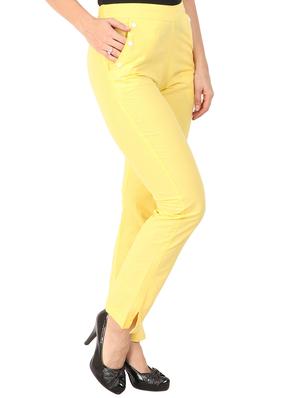 button detail flat front trouser - 15775308 - Standard Image - 2