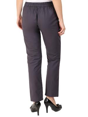 button detail flat front trouser - 15775329 - Standard Image - 3