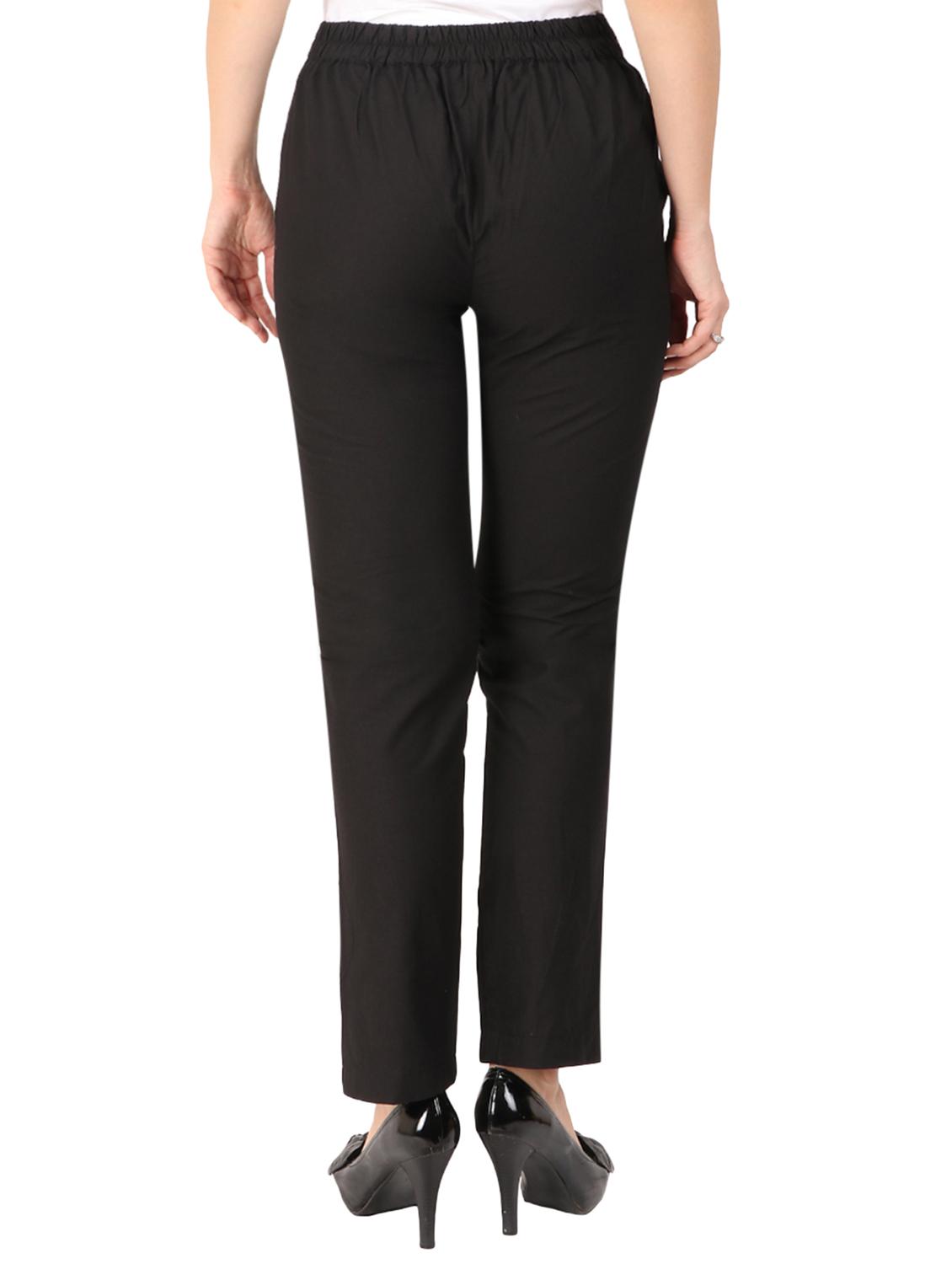 contrast button detail flat front trouser - 15775333 - Zoom Image - 3