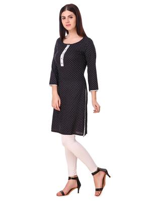 straight printed kurta - 15775350 - Standard Image - 2