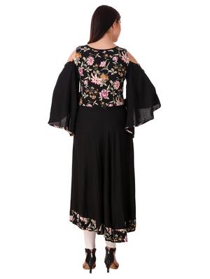 cold shoulder a-line kurta - 15775352 - Standard Image - 3