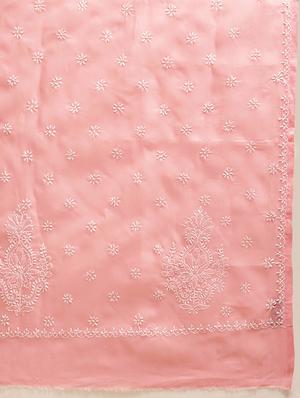 sea pink chikankari saree - 15775361 - Standard Image - 5