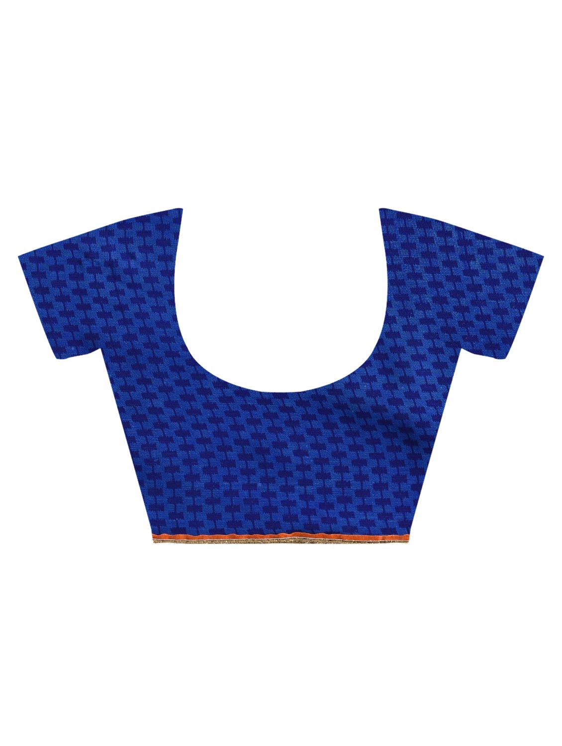 printed embellished saree with blouse - 15775382 - Zoom Image - 4