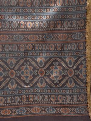 self design border printed saree with blouse - 15775439 - Standard Image - 5