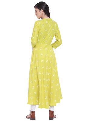 a-line printed kurta - 15775553 - Standard Image - 3