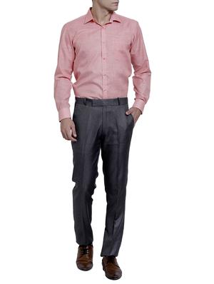 black polyester blend flat front formal trouser - 15775653 - Standard Image - 4