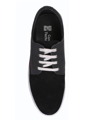 blue leather lace up sneakers - 15776671 - Standard Image - 4
