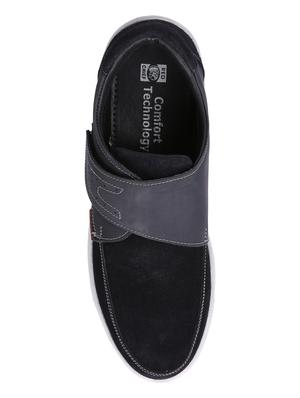 blue leather casual slip ons - 15776673 - Standard Image - 4