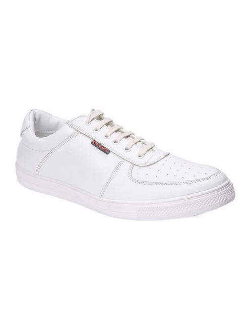 white leather lace up sneakers - 15776677 - Very Small Image - 1