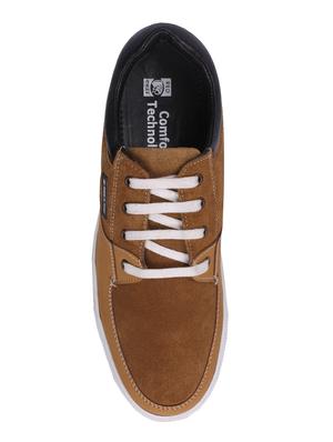 tan suede lace up sneakers - 15776679 - Standard Image - 4
