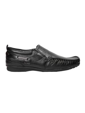 black leather formal slip ons - 15776684 - Standard Image - 2