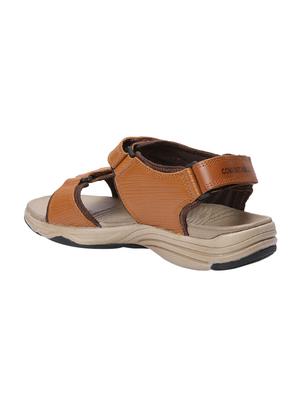 tan leather back strap floaters - 15776685 - Standard Image - 3