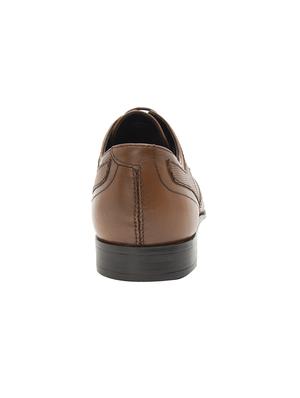 tan leather lace-up derbys - 15776837 - Standard Image - 3
