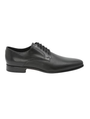 black leather lace-up derbys - 15776840 - Standard Image - 2