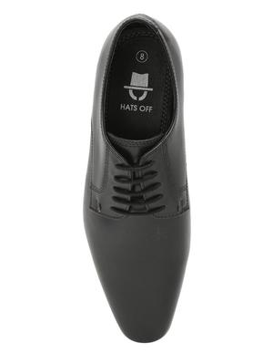 black leather lace-up derbys - 15776840 - Standard Image - 4