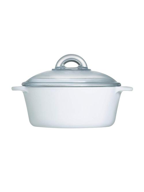 casserole with lid (set of 1), 1 l/1 quart, white - 15777696 - Standard Image - 1