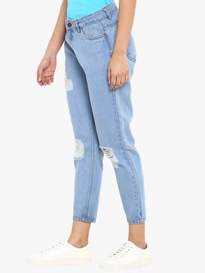 distressed boyfriend jeans - 15778541 - Standard Image - 2