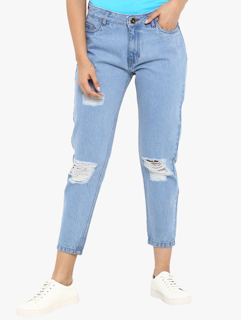 distressed boyfriend jeans - 15778541 - Zoom Image - 1