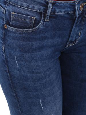 turn-up hem distressed jeans - 15778543 - Standard Image - 5