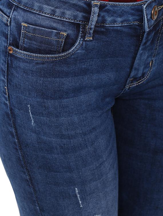 turn-up hem distressed jeans - 15778543 - Zoom Image - 5