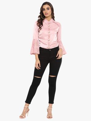 side taping knee slash jeans - 15778545 - Standard Image - 4