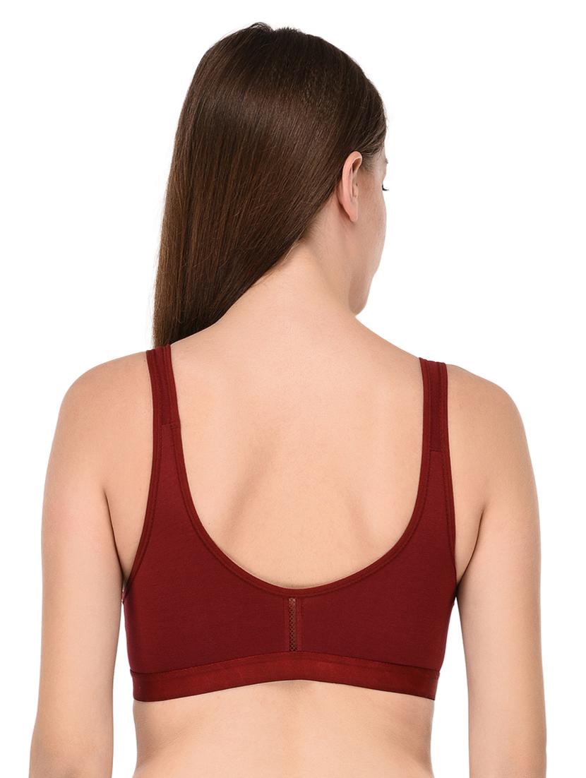 set of 2 solid sports bras - 15778766 - Zoom Image - 4