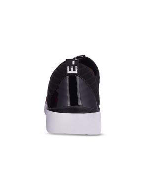 black mesh slip on sport shoes - 15778792 - Standard Image - 3