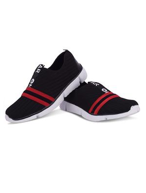 black mesh slip on sport shoes - 15778792 - Standard Image - 5