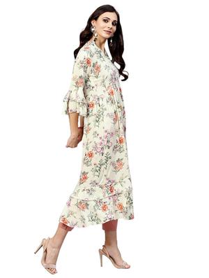 tiered bell sleeves kurta - 15778840 - Standard Image - 2