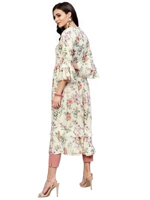 tiered bell sleeves kurta - 15778840 - Standard Image - 3