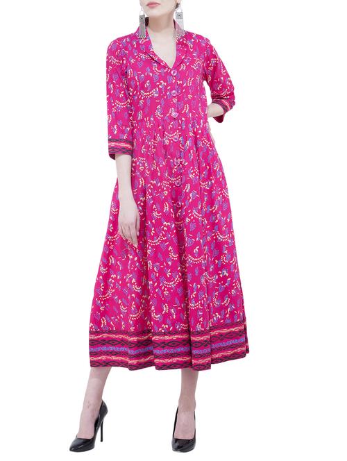 flared printed kurta - 15778848 - Standard Image - 1