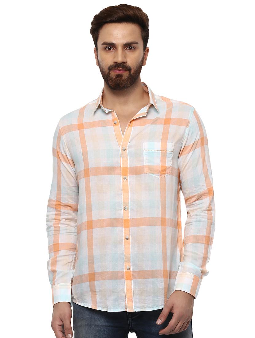 multi colored checkered casual shirt - 15779039 - Zoom Image - 1
