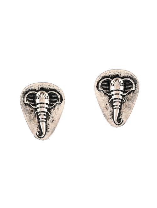 silver brass studs earring - 15779893 - Standard Image - 1