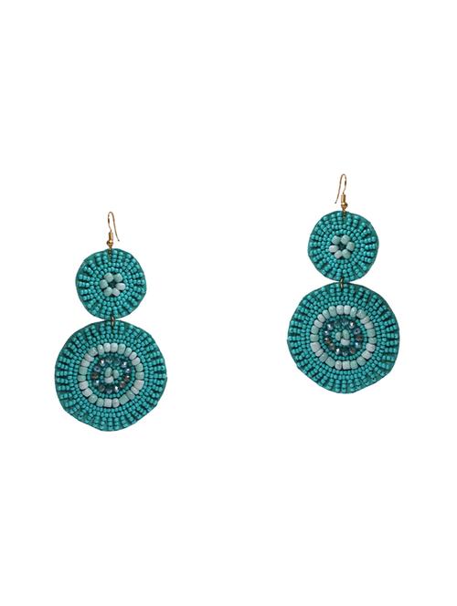 blue velvet hoop earring - 15779964 - Standard Image - 1