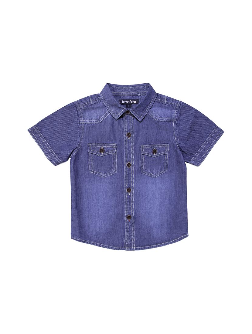 blue cotton shirt - 15780521 - Zoom Image - 1