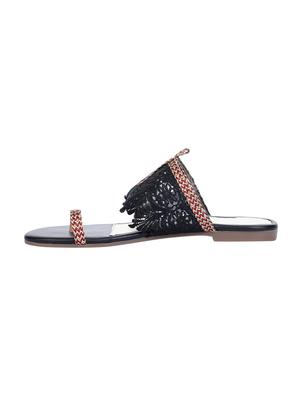 black one toe sandals - 15781273 - Standard Image - 2