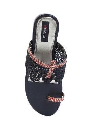 black one toe sandals - 15781273 - Standard Image - 4