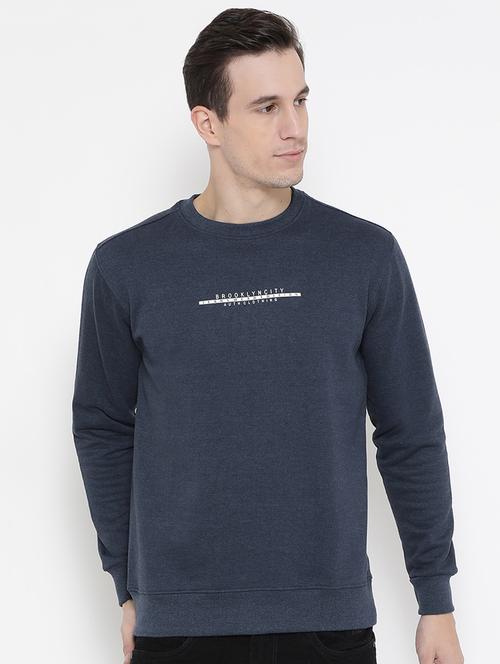 blue cotton sweatshirt - 15781763 - Standard Image - 1