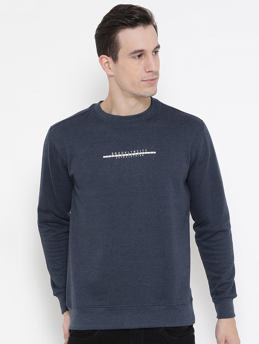 blue cotton sweatshirt - 15781763 - Zoom Image - 1