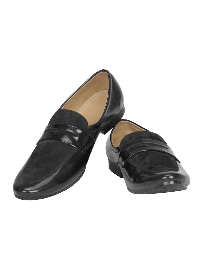 black patent leather slip ons - 15782254 - Zoom Image - 1