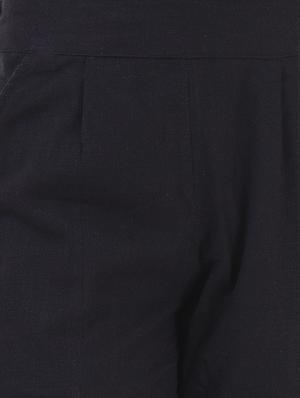 pleated front slim fit trousers - 15784925 - Standard Image - 5