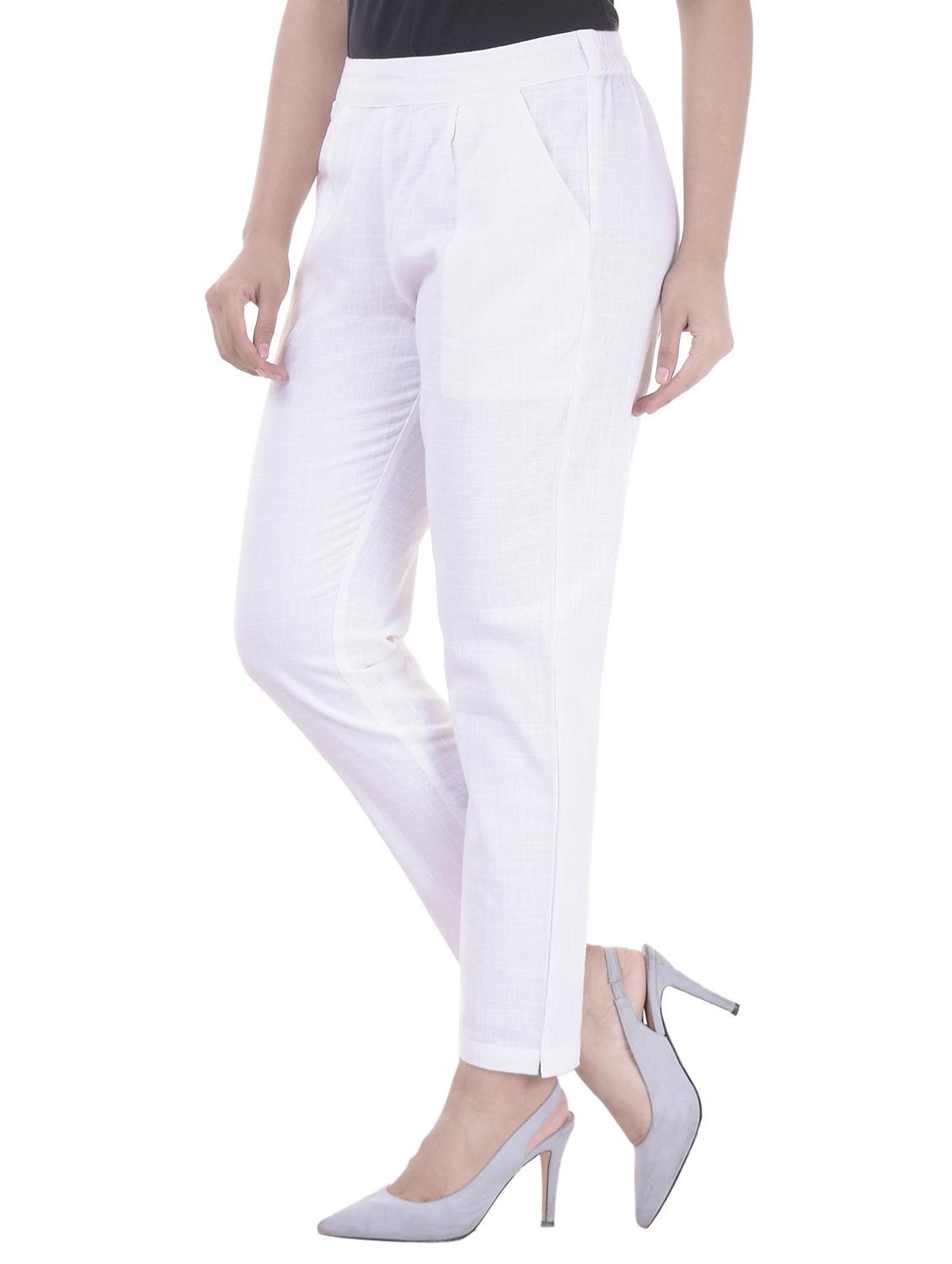 pleated front slim fit trouser - 15784926 - Zoom Image - 2