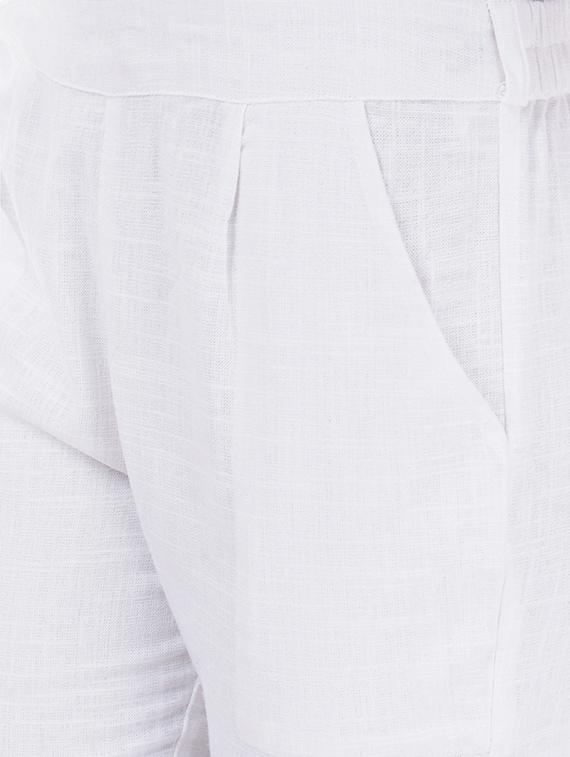 pleated front slim fit trouser - 15784926 - Zoom Image - 5