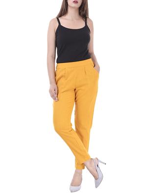 pleated front gathered back trousers - 15784930 - Standard Image - 4
