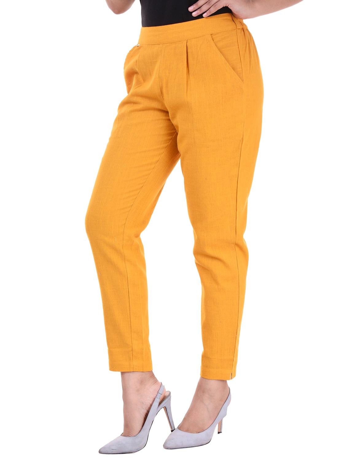 pleated front gathered back trousers - 15784930 - Zoom Image - 2
