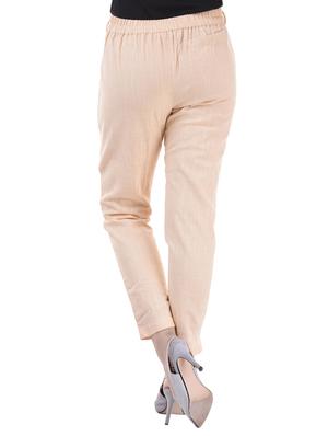pleated front gathered back trousers - 15784934 - Standard Image - 3