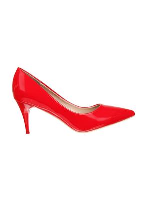 red slip on pumps - 15786733 - Standard Image - 2